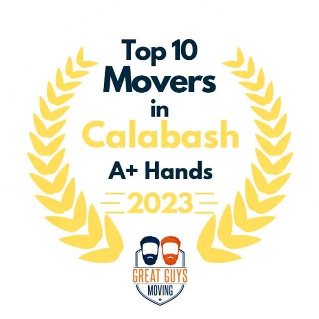 Top 10 Movers in Florence, SC 2023 award