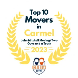 top 10 ranked movers in carmel 2023 john mitchell movingtwo guys and a truck image