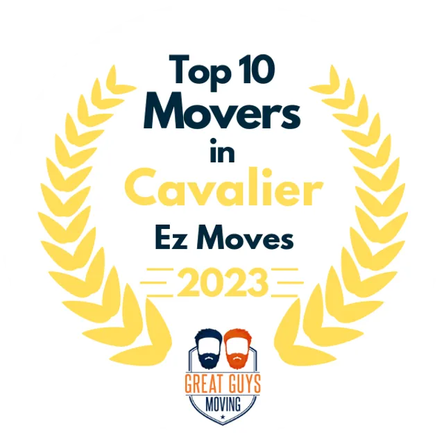 Top 10 Movers in Cavalier, ND 2023 award