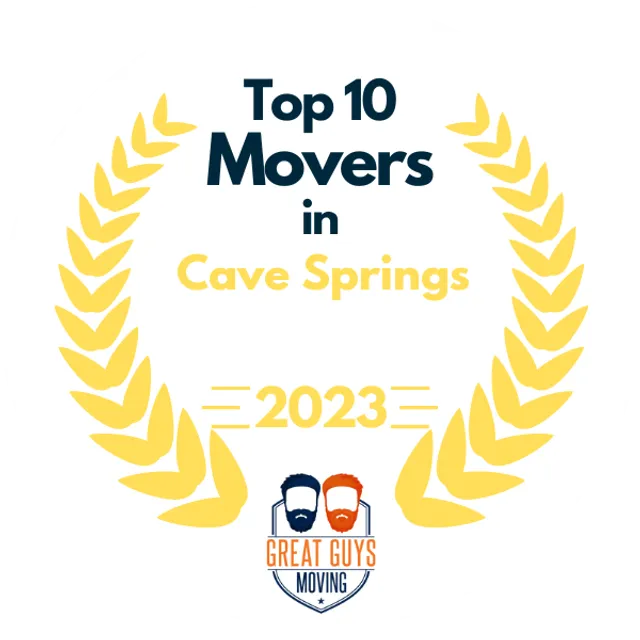 Top 10 Movers in Fayetteville, AR 2023 award