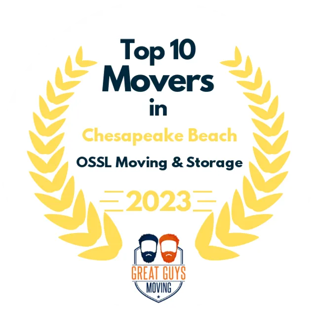 Top 10 Movers in Baltimore, MD 2023 award