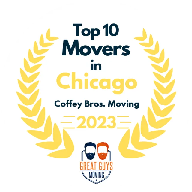 Top 10 Movers in Chicago, IL 2023 award