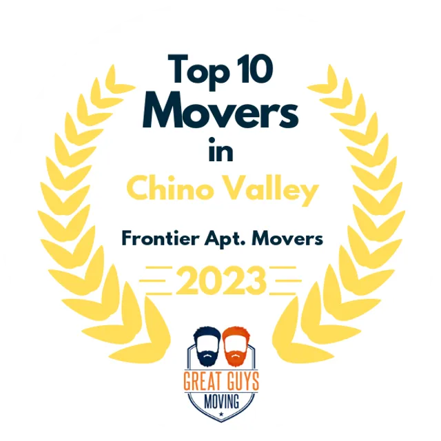 Top 10 Movers in Phoenix, AZ 2023 award