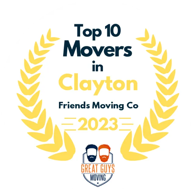 Top 10 Movers in Waynesville, NC 2023 award