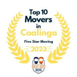 top 10 ranked movers in coalinga 2023 five star moving and storage image