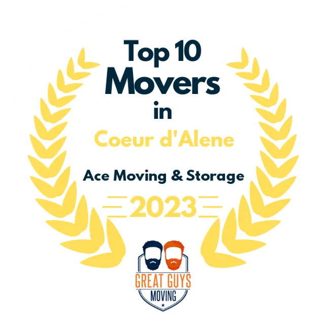 Top 10 Movers in Idaho Falls, ID 2023 award