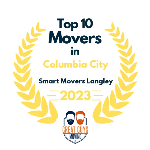 Top 10 Movers in Blaine, WA 2023 award