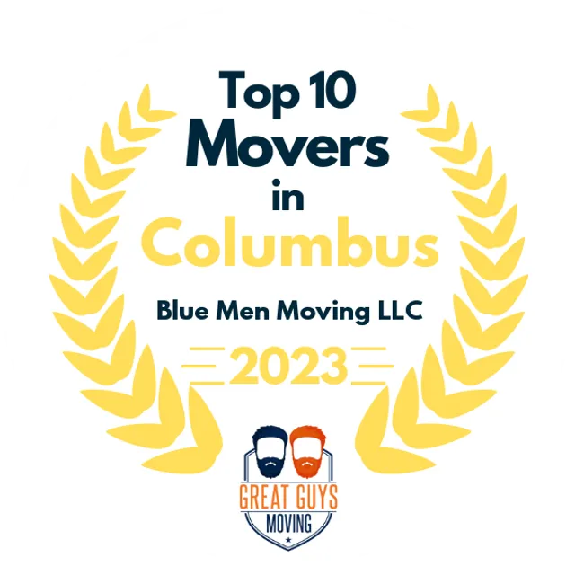 Top 10 Movers in Columbus, OH 2023 award