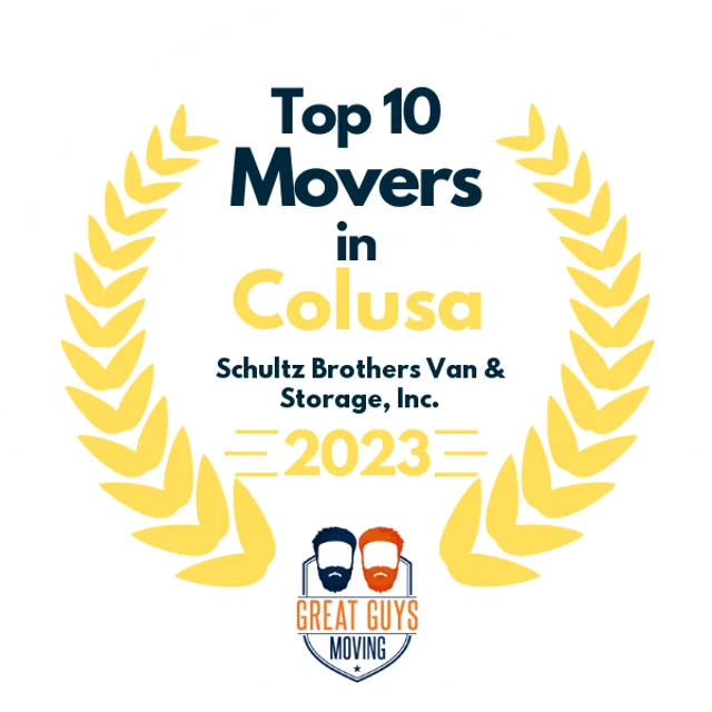 Top 10 Movers in Santa Rosa, CA 2023 award