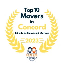 top 10 ranked movers in concord 2023 liberty bell moving storage image