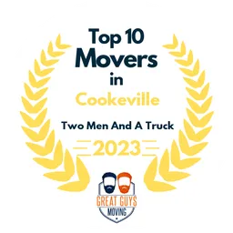 top 10 ranked movers in cookeville 2023 two men and a truck image