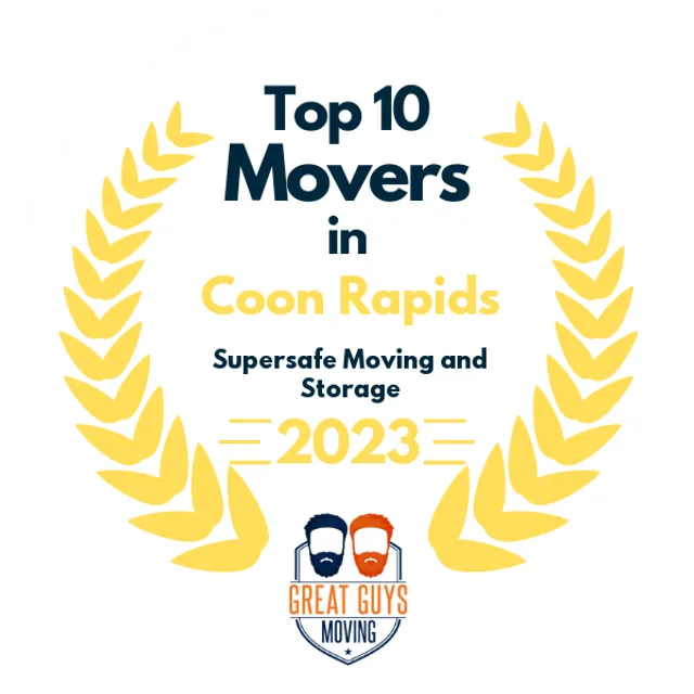 Top 10 Movers in Minneapolis, MN 2023 award