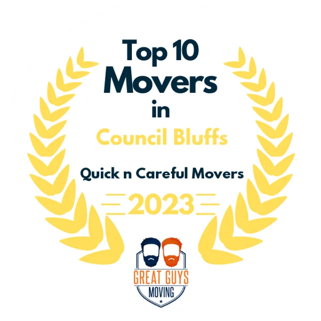 Top 10 Movers in Omaha, NE 2023 award