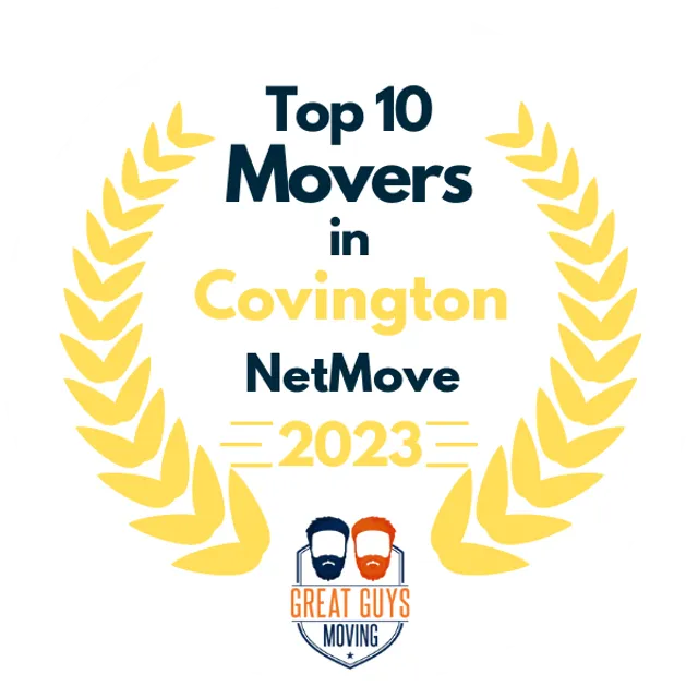 Top 10 Movers in Atlanta, GA 2023 award