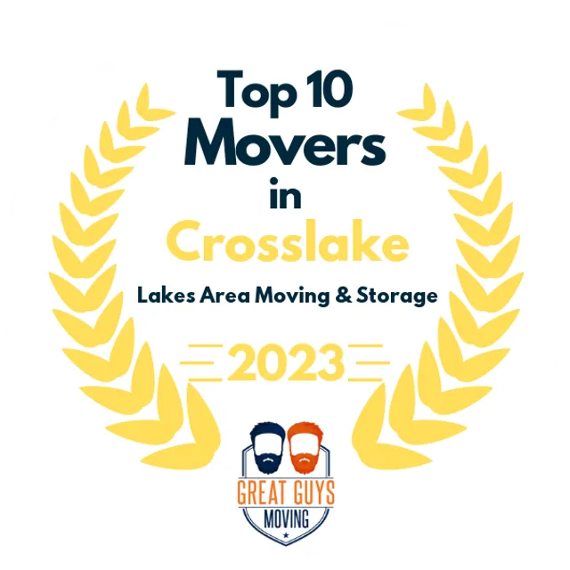 Top 10 Movers in Little Falls, MN 2023 award