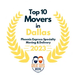 top 10 ranked movers in dallas 2023 phoenix express specialty moving delivery image