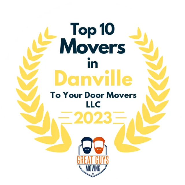 Top 10 Movers in Bloomington, IL 2023 award