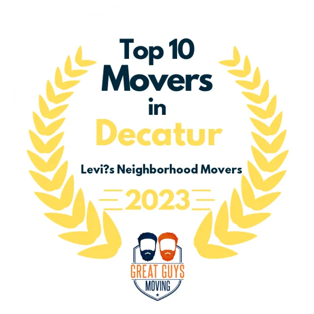 Top 10 Movers in Atlanta, GA 2023 award