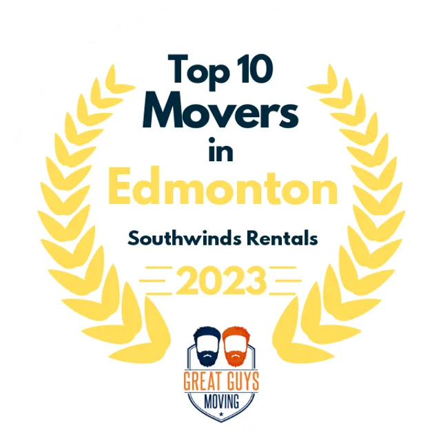 Top 10 Movers in Edmonton, KY 2023 award