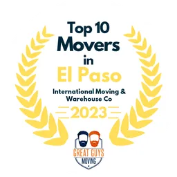 top 10 ranked movers in el paso 2023 international moving warehouse co image