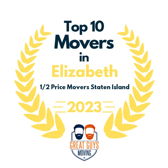 Top 10 Movers in Newark, NJ 2023 award