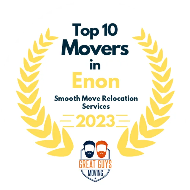 Top 10 Movers in Covington, KY 2023 award