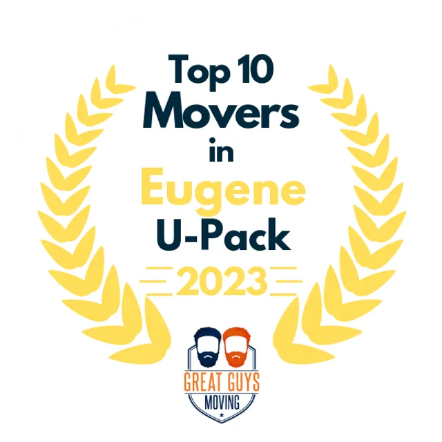 Top 10 Movers in Eugene, OR 2023 award