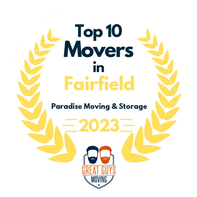 Top 10 Movers in San Francisco, CA 2023 award