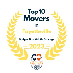 top 10 ranked movers in fayetteville 2023 badger box mobile storage image