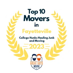 top 10 ranked movers in fayetteville 2023 college hunks hauling junk and moving image