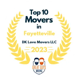 top 10 ranked movers in fayetteville 2023 dk love movers llc image