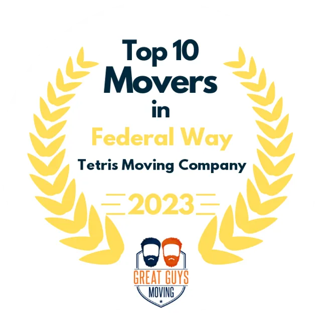 Top 10 Movers in Tacoma, WA 2023 award