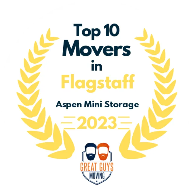 Top 10 Movers in Flagstaff, AZ 2023 award