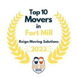 top 10 ranked movers in fort mill 2023 reign moving solutions image