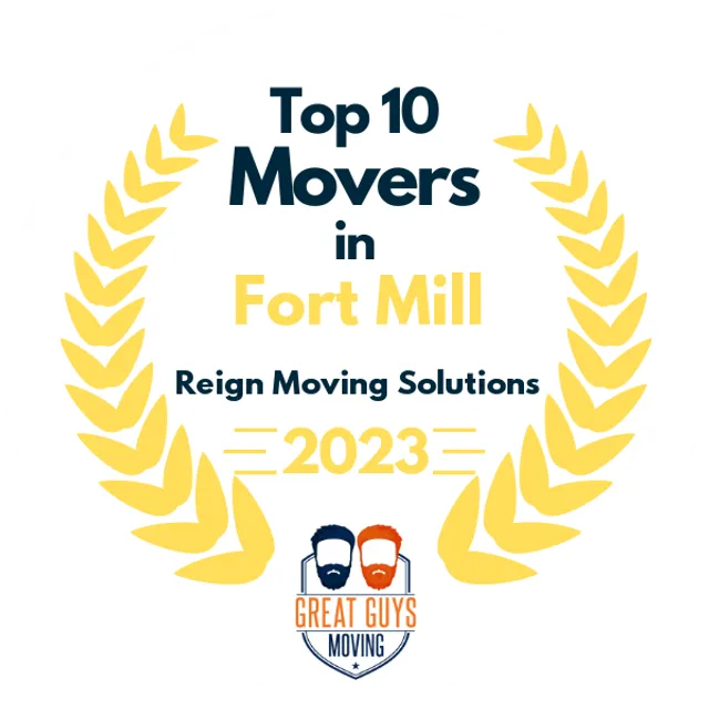 Top 10 Movers in Charlotte, NC 2023 award