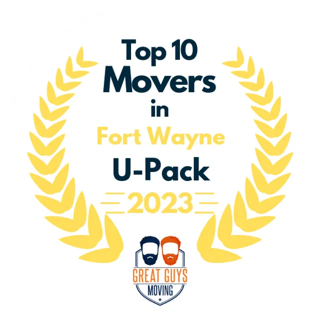 Top 10 Movers in Fort Wayne, IN 2023 award