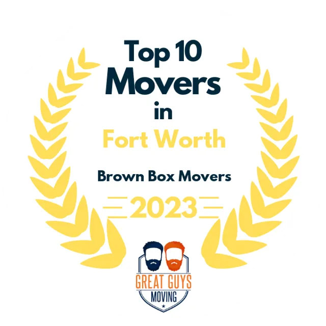 Top 10 Movers in Fort Worth, TX 2023 award