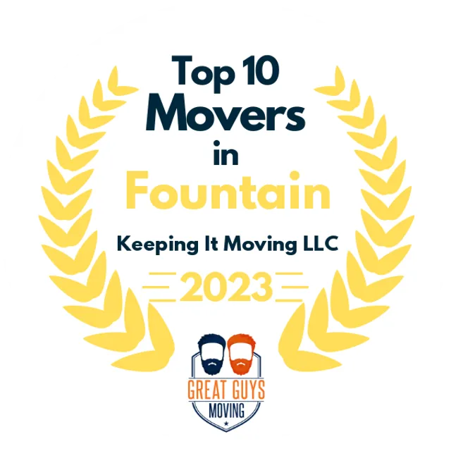 Top 10 Movers in Colorado Springs, CO 2023 award