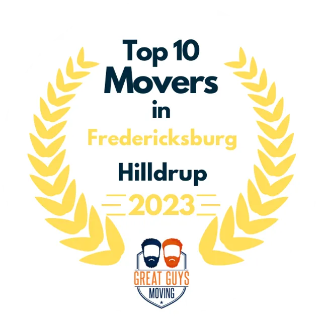 Top 10 Movers in Fredericksburg, VA 2023 award