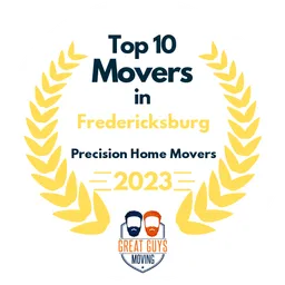 top 10 ranked movers in fredericksburg 2023 precision home movers image