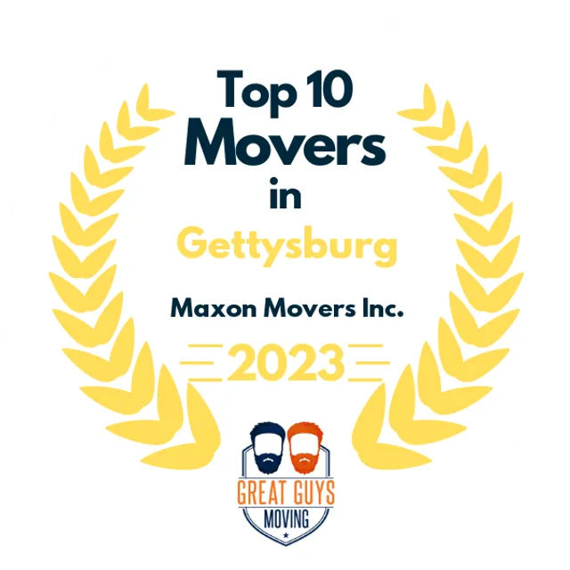 Top 10 Movers in Laurel, MD 2023 award