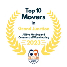 top 10 ranked movers in grand junction 2023 all pro moving and commercial warehousing image