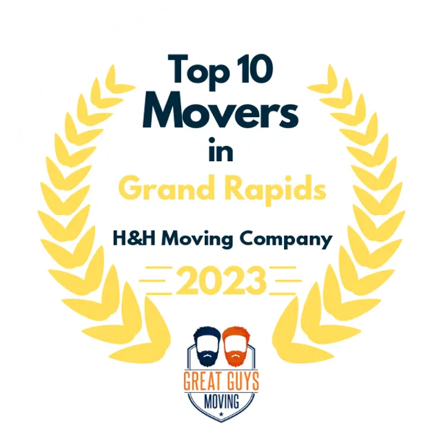 Top 10 Movers in Grand Rapids, MI 2023 award