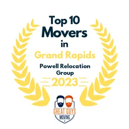 top 10 ranked movers in grand rapids 2023 powell relocation group image