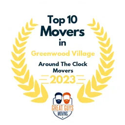 top 10 ranked movers in greenwood village 2023 around the clock movers image