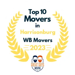 top 10 ranked movers in harrisonburg 2023 wb movers image