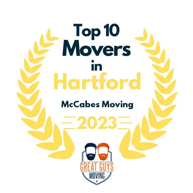 Top 10 Movers in Hartford, CT 2023 award