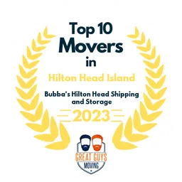 top 10 ranked movers in hilton head island 2023 bubbas hilton head shipping and storage image