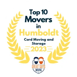 top 10 ranked movers in humboldt 2023 cord moving and storage image