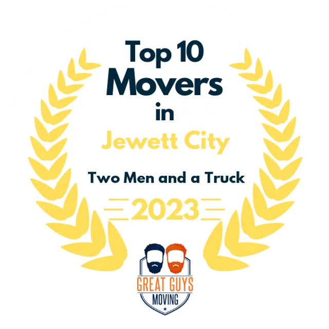 Top 10 Movers in Bridgeport, CT 2023 award